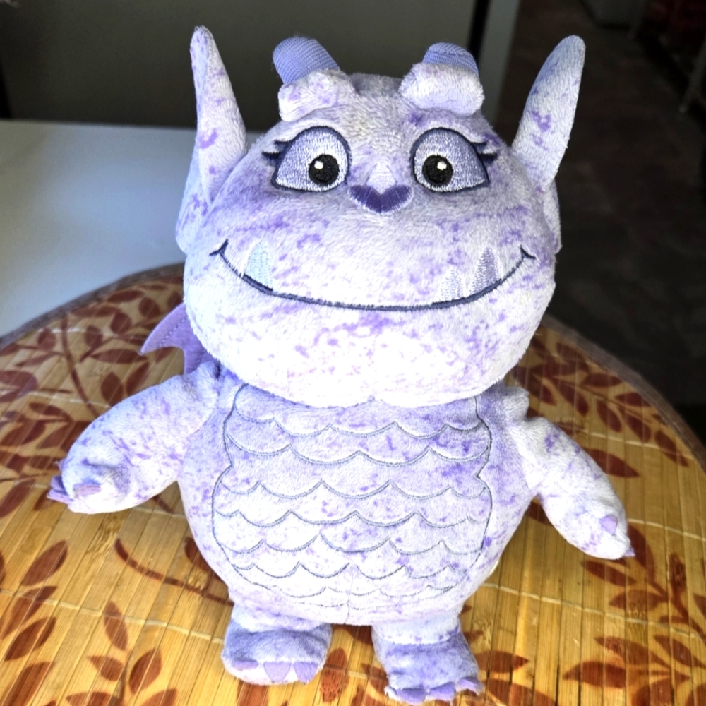 Gregorina the Purple Stone Gargoyle - Disney Jr Vampirina Plush - Picture 5 of 5
